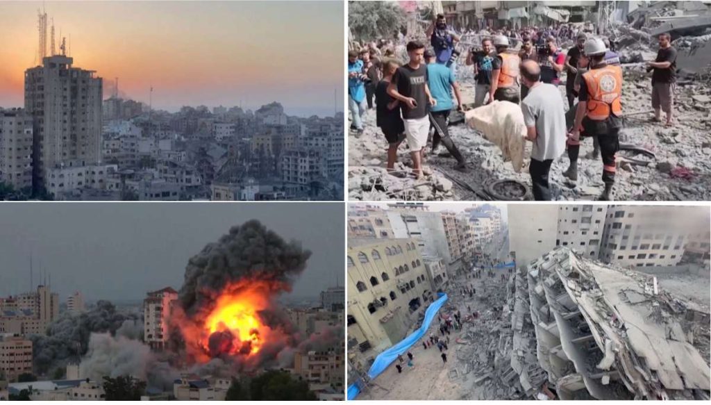 Israel-hamas war at the Gaza Strip