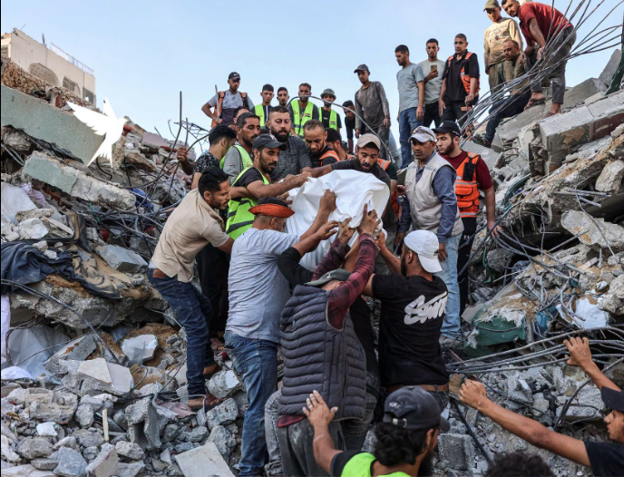 Gaza Building Collapse Kills At Least 21, Including 8 Children